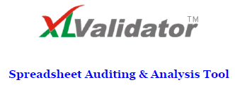 電(diàn)子(zǐ)表格自(zì)動驗證工(gōng)具-XLValidator